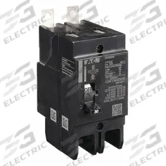 EATON Miniature Circuit Breaker: 30 A, 277/480V AC, Single Phase, 14kA at 277/480V AC, 2 Poles, Std (MPN GHB2030). Key specifications — attr195951: 30 A; attr195952: 277/480V AC; attr195953: Single; attr195954: 14kA at 277/480V AC; attr195958: Standard; attr195955: Eaton Powerline Panelboards; attr211136: EATON.