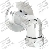 CHICAGO FAUCETS Supply Arm: Manual Faucets, Supply Arm, Single-Bend, Brass, Chrome, NPT (MPN SSJKABCP). Key specifications — Includes: Mounting Hardware; Product Type: Supply Arm; Body Material: Brass; Brand: CHICAGO FAUCETS; Inlet Connection Size: 1/2"-14.