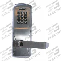 SCHLAGE ELECTRONICS Electronic Keyless Lock: Keypad, ADA Compliant, Chrome (MPN CO100CY70 KP RHO 626 LD). Key specifications — Product Type: Electronic Keyless Lock; Manufacturer Part Number: CO100CY70 KP RHO 626 LD; Access Method: Keypad; Key Override Options: Schlage 6 Pin Everest 29 S123 Keyway.