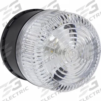 SAFETY TECHNOLOGY INTERNATIONAL Alert Siren: 9 to 24V DC, 3 23/32 in Overall Lg, LED - Siren Alarms with Strobe Light