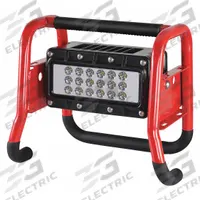 STREAMLIGHT Temporary Job Site Light: 10,000 lm Max Brightness, LED, 5, 5 Brightness Levels, IPX7 (MPN 46000). Key specifications — attr562610: Lithium Ion; attr562627: Red; attr562654: LED; attr562671: 120V AC/12V DC; attr562613: STREAMLIGHT; attr873195: 5.