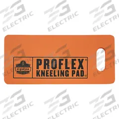 PROFLEX BY ERGODYNE Kneeling Pad: 8 in x 18 in, 1 in Thick, Cutout Handle (MPN 375). Key specifications — Material: Foam; Brand: PROFLEX BY ERGODYNE; Color: Orange; Manufacturer Part Number: 375; Handle Type: Cutout Handle.