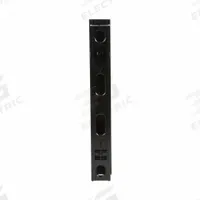 PANDUIT Vertical Single-Sided Manager: Vertical, 45 U, Single Side Sides, 83 in Overall Ht, Plastic (MPN WMPVF45E). Key specifications — Color: Black; Includes: Dual-Hinging Covers; Orientation: Vertical; Brand: PANDUIT; Material: Plastic; Number of Sides: Single Side; Product Type: Single-Sided Manager.