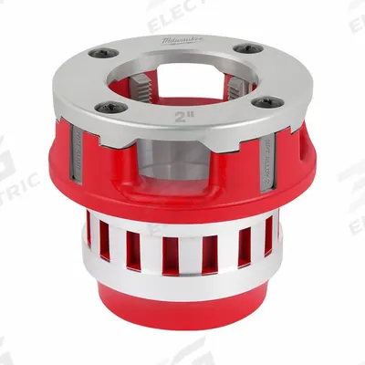 MILWAUKEE Pipe Threading Die Head: 12R, For 2 in Pipe, NPT, Alloy - Die Heads for Handheld Pipe Threaders