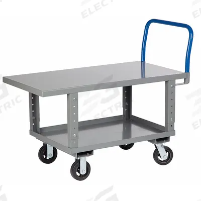 LITTLE GIANT Platform Truck: 2,000 lb, 60 in L x 30 in W x 26 in H Deck, Solid, 12 ga Deck - Work-Height Platform Trucks