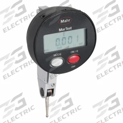 MAHR Digital Test Indicator: -0.015 in to 0.015 in /-0.4 mm to 0.4 mm - Digital Lever-Style Test Indicators