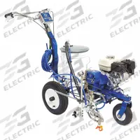 GRACO Striping Machine: Gas, Paints, 4 hp Horsepower, 2 in Line Wd - Min, 12 in Line Wd - Max, 3400 (MPN 25M224). Key specifications — Compatible Surface Material: Turf; Series: 3400; Brand: GRACO.