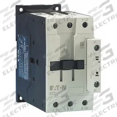 EATON IEC Magnetic Contactor: Non-Reversing, 3 Poles, 3NO Contacts, 72 A, 24V DC Coil (MPN XTCE072D00TD). Key specifications — Brand: EATON; Integrated Surge Suppression: Yes.