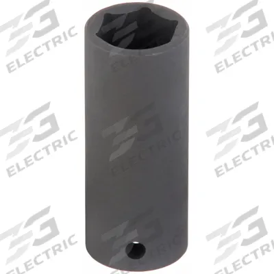 WESTWARD Impact Socket: 1/2 in Drive Size, Metric, 21 mm Socket Size, 6-Point, Deep - 1/2" Drive Impact Sockets