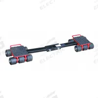 DAYTON Machine Roller: 16,500 lb, 4 1/4 in Deck Ht, 7 in L x 7 in W, (12) Rollers, Fixed, Red, 5ERK4. Key specifications — attr1344324: Rubber Padded; attr1344360: DAYTON; attr1344361: Red.