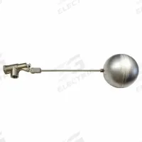 BOB Float Valve Assembly: For Water Media, Angle Valve Body, Cylindrical, Horizontal Piping, FNPT (MPN R1350-1/2-5). Key specifications — Mounting: Horizontal Piping; Arm Adjustability: Adjustable; Connection Gender - Side 1: Female; Connection Gender - Side 2: Female; Brand: BOB; Connection Type - Side 1: NPT; Connection Type - Side 2: NPT; Flow Rate: 58 gpm @ 85 psi.
