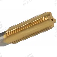 CLEVELAND Straight Flute Hand Tap: 5/8"-11 UNC, H5 / 2B, 4 Flute, Bottoming Chamfer (MPN C83963)