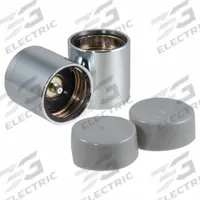 CURT Bearing Covers: Bearing Covers, 2 in Overall Lg, 2 in Overall Wd (MPN 22198)