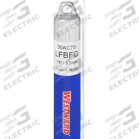 WESTWARD Brazing Alloy: Low-Fuming Bronze, 0%, RBCuZn-C, 1/8 in x 36 in, Flux-Coated, 20 PK (MPN 30AC75). Key specifications — Tensile Strength: 71 ksi; Yield Strength: 64 ksi; Manufacturer Part Number: 30AC75; Brand: WESTWARD; pack-container: 20/pk.