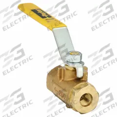 APPROVED VENDOR Manual Two-Way Ball Valve: 1/4 in, Brass, Straight, Female SAE x Female SAE, Lever (MPN XV506P-4). Key specifications — Brand: APPROVED VENDOR; Handle: Lever.