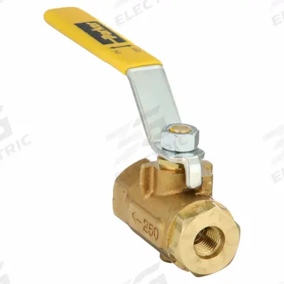 APPROVED VENDOR Manual Two-Way Ball Valve: 1/4 in, Brass, Straight, Female SAE x Female SAE - Brass Ball Valves