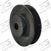 APPROVED VENDOR V-Belt Idler Pulley: 1/2 in Bore Dia, 2.5 in Outside Dia, Needle Roller, Cast Iron (MPN NAK25). Key specifications — Bearing Type: Needle Roller; Brand: APPROVED VENDOR.