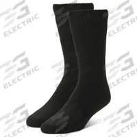 SOFSOLE Socks: Crew, Men's, Black, Acrylic/Polyester, L, 12 1/2 For Men's Shoe Size - Max, 1 PR (MPN 96347). Key specifications — Socks Primary Material: Acrylic; Size: L; Brand: SOFSOLE; Color: Black.