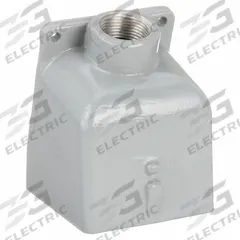HUBBELL Back Box: 20 A_30 A, 1 in, Dead End Hub, 15° (MPN BB301W). Key specifications — Brand: HUBBELL; Material: Aluminum.