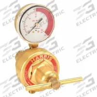 HARRIS Gas Regulator: Single Stage, CGA 025 Inlet, 9/16"-18 LH Outlet, 15 psig, Neoprene Diaphragm (MPN 447NC-15-CL). Key specifications — Brand: HARRIS; Manufacturer Part Number: 447NC-15-CL; Diaphragm Material: Neoprene; Outlet Connection: 9/16"-18 LH; Inlet Connection: CGA 025.