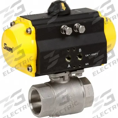SHARPE SPNII 085 DA 22mm: 870 lb-in Force at 80 psi, Extruded Aluminum - Double-Acting Valve Actuators