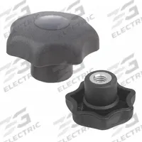 KIPP Hand Knob: 7 Point, Plastic w/ SS Thread, M6 Thread, 10 mm Thread Lg, 32 mm Dia (MPN K0154.206). Key specifications — Brand: KIPP.