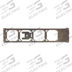 RACO Mounting Bracket: Steel, Silver, 0.06 in Overall Dp, 24 in Overall Wd, 0.31 in Overall Lg (MPN 9002). Key specifications — Brand: RACO; Accessory Type: Mounting Bracket; Color: Silver; Material: Steel.