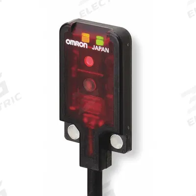 OMRON Photoelectric Sensor: Non-Terminated Cable, 12-24V DC - Rectangular Sensors with Non-Terminated Cables