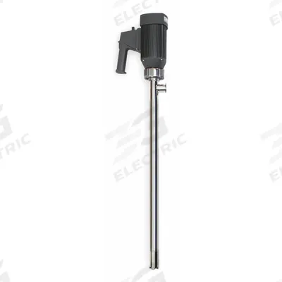 Dayton Electric Drum Pump: 220 V AC, Pump Only, 92 ft Max. Head, 1 1/10 hp HP - Sanitary Centrifugal Electric Drum Pumps