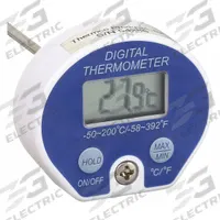 THERMCO Digital Thermometer: -58°F to 302°F /-50°C to 150°C, ±1.8°F/1°C, 0.1°F /0.1°C (MPN ACC330DIG). Key specifications — Brand: THERMCO; Accuracy: ±1.8°F/1 °C.