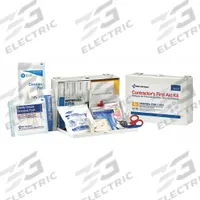 FIRST AID ONLY First Aid Kit and Housing: 180 Components, ANSI/ISEA Z308.1-2015, Type I/II, Class A (MPN 90670). Key specifications — ANSI Standard Met: ANSI/ISEA Z308.1-2015; Adhesive Bandages Included: (100) Bandages; Oral and Inhalant Medicinals Included: No Oral/Inhalant Medicinals; Topical Medicinals Included: Eyewash; Wound Dressings Included: Gauze Roll; Unitized: Unitized.