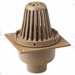 SMITH LIGHT COMMERCIAL Roof Drain: 8 3/4 in Overall Dia, 11 3/4 in Overall Ht, 8 3/4 in Overall Wd (MPN 110-Y02). Key specifications — Connection Type: No Hub; Includes: Mounting Screws; Dome Material: Cast Iron; Brand: SMITH LIGHT COMMERCIAL.