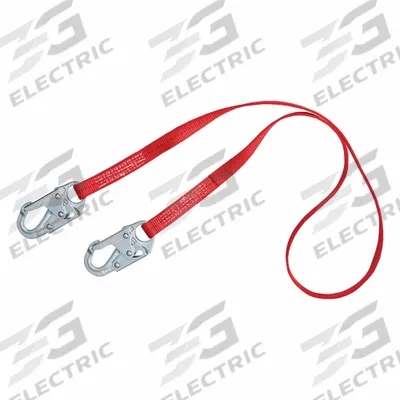 3M PROTECTA Positioning Lanyard: Steel Snap Hook, Steel Snap Hook, 6 ft Lg - Positioning & Restraint Lanyards