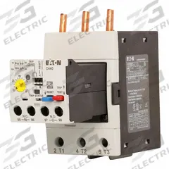 EATON Overload Relay: Electronic Protection, 3 Poles, NEMA Size 2, 9 A – 45 A (MPN C440A1A045SF2). Key specifications — Brand: EATON; Terminal Connection Type: Screw Clamp Terminals; Maximum Voltage Rating: 690V AC; Compatible Contactor Series: Freedom; Phase: Three; Thermal Units Required: Not Applicable to Electronic Type Overload Relays.