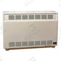 EMPIRE Gas Freestanding Floor Heater: Propane, Solid Face Cabinet, Unit-Mounted, 4 in Vent Dia (MPN RH25LP). Key specifications — Thermostat Included: Unit-Mounted; Brand: EMPIRE; Fuel Type: Propane; Overall Dimensions - H x W x D: 26 in x 37 in x 18-3/8 in.