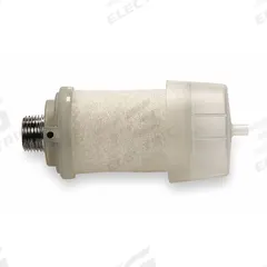 SPEEDAIRE Exhaust Muffler: 3/8 in NPT, 160 cfm, 0.9 micron, 300 psi Max Op Pressure (MPN 2YNN1). Key specifications — attr124412: SPEEDAIRE; attr124418: Aluminum and Polypropylene.