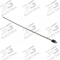 DAYTON Thermocouple Probe: -346°F to 2,193°F /-210°C to 1,200°C, Type J, Rounded Tip, 24 in Probe Lg (MPN 36GK76). Key specifications — attr1275752: 20 AWG; attr1275757: 24 in; attr1275763: ±1.1 % Below 293 °C, ±0.4 % Otherwise; attr1275765: 36GK76; attr1275769: DAYTON; attr1434700: Hose Clamp.