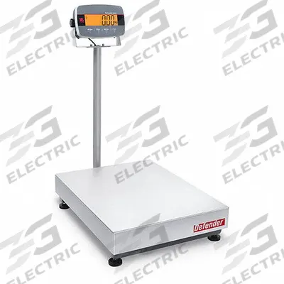 OHAUS Industrial Bench Scale: 19 3/4 in x 30 7/8 in, Not IP Rated, Column-Mounted - Bench Scales with Column-Mounted Indicator