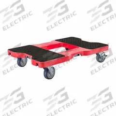 SNAP-LOC General Purpose Dolly: 1,200 lb, Red, 32 in L x 21 in W x 7 in H Deck, Textured, Flush End (MPN SL1200D4TR). Key specifications — Brand: SNAP-LOC; Color: Red; Caster/Wheel Configuration: (2) Swivel; Lip Type: Flush.