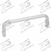 JW WINCO Pull Handle: Threaded Holes, Aluminum, Silver, 3.94 in Mounting Hole Center to Center (MPN 12W100D35Q). Key specifications — Screw Size: M5; Brand: JW WINCO; Color: Silver.