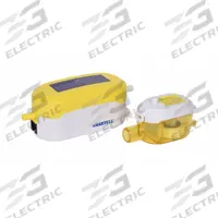 HARTELL Condensate Removal Pump: 100/230V AC, 1/16 hp, 3.54 gph, 20 ft Max. Head (MPN HAR-8). Key specifications — Nameplate Voltage: 100/230V AC; Brand: HARTELL; Included Accessories: Safety Switch & Tubing; Plenum Rated: No.