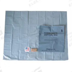 Toilet Kit: Gelling Agent/Hand Wipe/Toilet Paper/Waste Bag, 12 in Overall Lg, 5 in Overall Wd, 50 PK (MPN D313W50). Key specifications — Includes: Waste Bag; Brand: CLEANWASTE; Product Type: Toilet Kit.