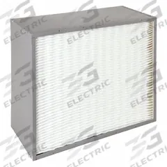 GRAINGER Minipleat Air Filter: 20 in x 24 in x 12 in, Fiberglass, Plastic, No Header, MERV 14 (MPN 20HN65). Key specifications — Brand: GRAINGER; Frame or Header Material: Plastic; Media Material: Fiberglass.