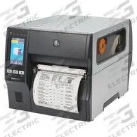 ZEBRA Industrial Printer: ZT400, 6.6 in Max. Print Wd, 12 in/sec, Rewind/Peel Off Dispensing, Wired (MPN ZT42162-T410000Z). Key specifications — Brand: ZEBRA; Printer Connectivity: RS232; Print Speed: 12 in/sec; Dispensing Style: Rewind/Peel Off; Wire Communication: Wired; Printer Series: ZT400; Screen Type: Color Touch Screen.