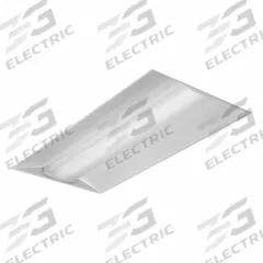 DAYBRITE Recessed Troffer: 4 ft Lg, 2 ft Wd, 4,300 lm, 4000K, 41 W, 120 to 277V AC, No Sensor (MPN 2EVG43L840-4-D-UNV-DIM). Key specifications — attr1261884: 120 to 277V AC; attr1261878: DAYBRITE; attr1261883: (4) Lamp T8; attr1261870: 4000K; attr1261880: Yes.