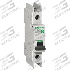 SCHNEIDER ELECTRIC IEC Miniature Circuit Breaker: 15 A Amps, 60V DC, 14kA at 120/240V AC, C60BP (MPN M9F42115). Key specifications — Brand: SCHNEIDER; DC Voltage Rating: 60V DC; Max. AIR Rating: 14kA at 120/240V AC; Terminal Connection: Screw Clamp; AC Voltage Rating: 240/415V AC.