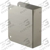 DEFENDER SECURITY Door Repair Cover: 1 3/4 in Dp, 1 3/4 in Wd, Stainless Steel (MPN U 9492). Key specifications — Brand: DEFENDER SECURITY.