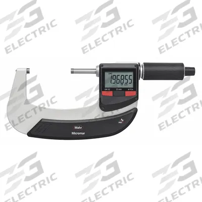MAHR IP65 Digital Outside Micrometer: 2 in to 3 in /50 mm to 75 mm, Inch/Metric - Micrometers with SPC Output for Harsh Environments