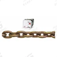 CAMPBELL Straight Chain: 1/4 in Chain Trade Size, 70 Chain Grade, Carbon Steel, Straight, Welded (MPN T0510426). Key specifications — Brand: CAMPBELL.
