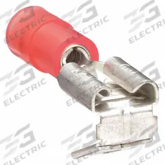 GRAINGER Wire Disconnect: Red, Nylon, Partial Coverage, 0.25 in x 0.032 in Tab, Butted Barrel & Seam (MPN 31A505). Key specifications — attr1307662: Socket/Tab; attr1307676: GRAINGER.